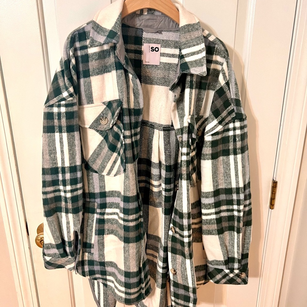Oversized Flannel Shacket